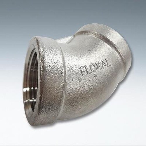 ステンレス製ねじ込み継手(304)45°エルボ