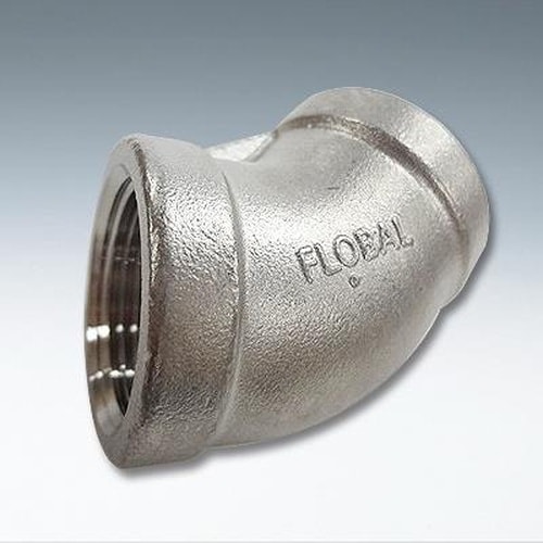 ステンレス製ねじ込み継手(304)45°エルボ