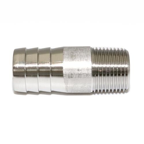 ステンレス製(304)ねじ込み丸ホースニップル