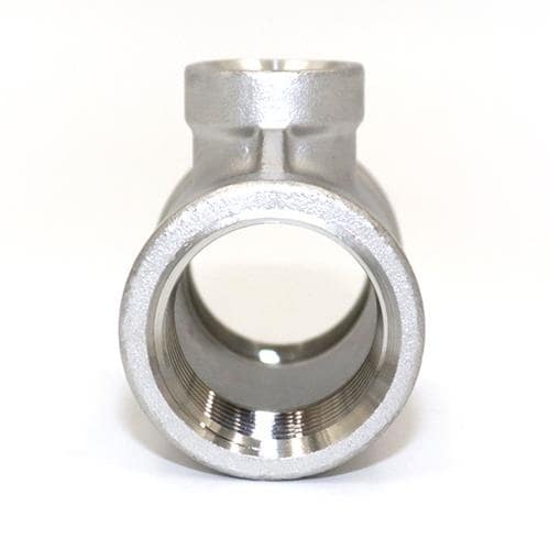 ステンレス製ねじ込み継手(304)異径チーズ