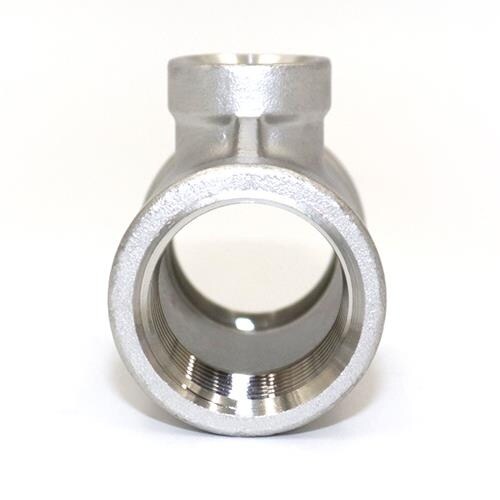 ステンレス製ねじ込み継手(304)異径チーズ