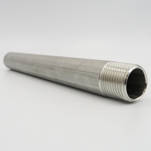 ステンレス製(304)ねじ込み片長ニップル