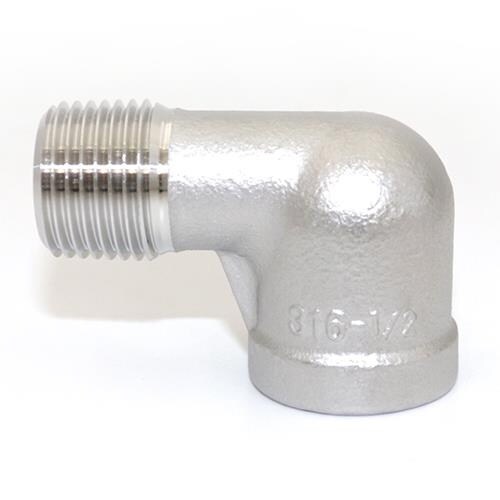 ステンレス製(316)ねじ込みストリートエルボ