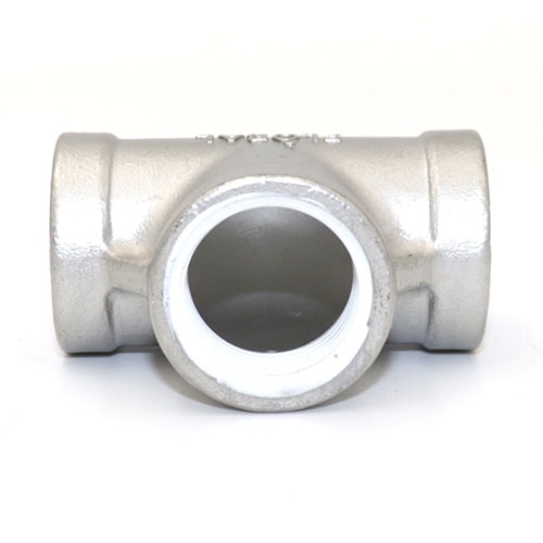 シール剤付ステンレス製ねじ込みチーズ