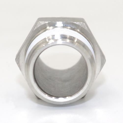 シール剤付ステンレス製ねじ込み六角ニップル