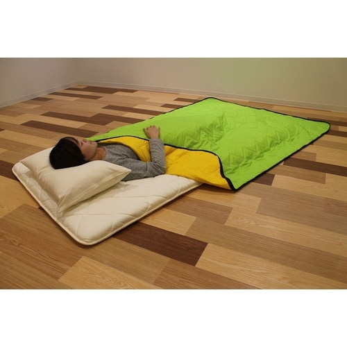 シンサレート軽量多目的シュラフGN/YE