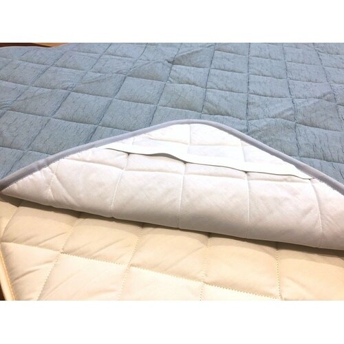 肌に優しく柔らかテンセル敷パッド(BL)