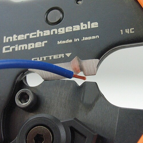 精密圧着ペンチ〈ダイス交換式〉