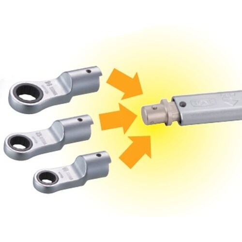 トルクレンチ用ラチェットめがねヘッド