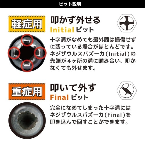 ネジザウルスバズーカ4本セット