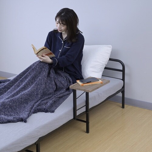 折りたたみ棚付きベッドガード MBK