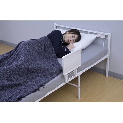 折りたたみ棚付きベッドガード MWH