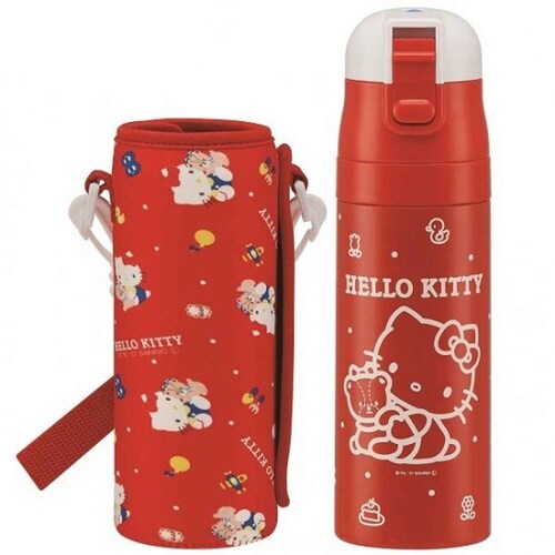 水筒 キッズ 470ml 直飲み ステンレス