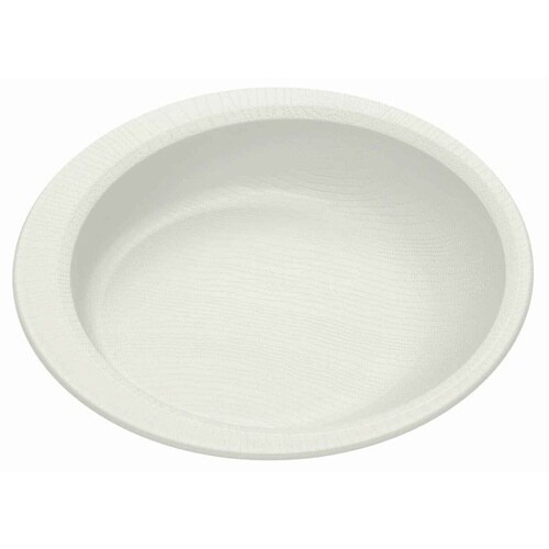 プレート 20cm すくいやすい 木製風 クリーム