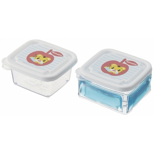 離乳食ケース L 保冷剤付 しまじろう ボーダー