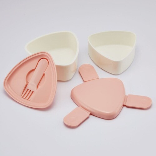 お弁当箱 2段 500ml おりぎり用 ピンク