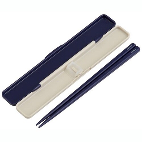 箸箱セット 18cm 抗菌 音の鳴らない 箸 箸箱