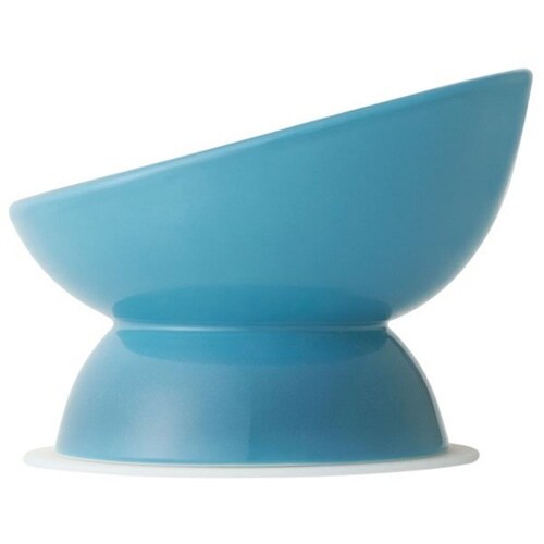 ペット用食器 短頭犬用 陶器 ミント