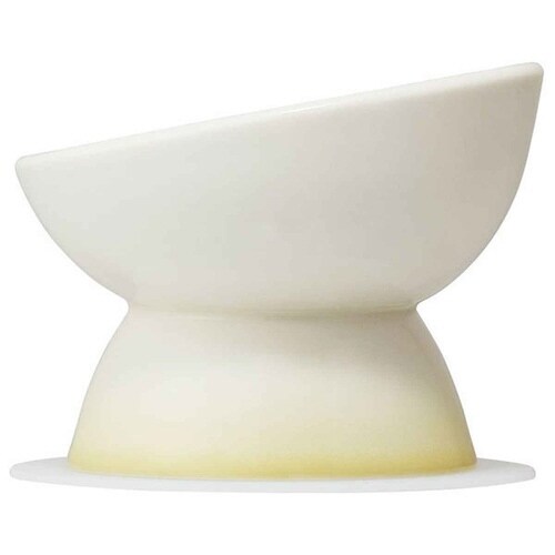 ペット用食器 猫用 陶器 アイボリー