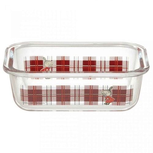 保存容器 ガラス S 370ml ムーミン レッド