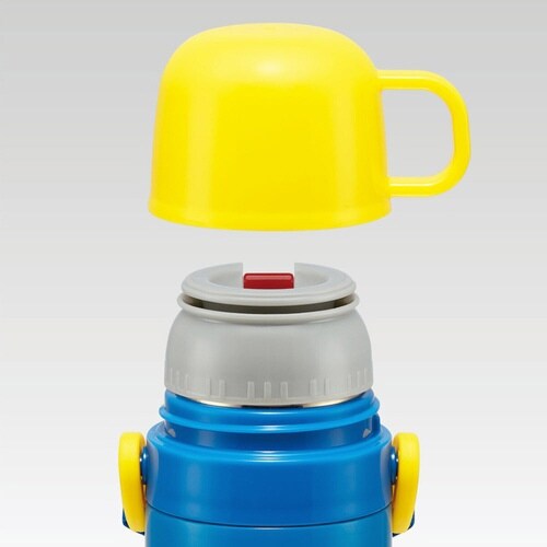 水筒 キッズ 470ml 2way 直飲み コップ