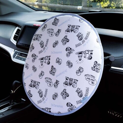 ハンドルカバー 遮熱 カバー カー用品 ドラえもん