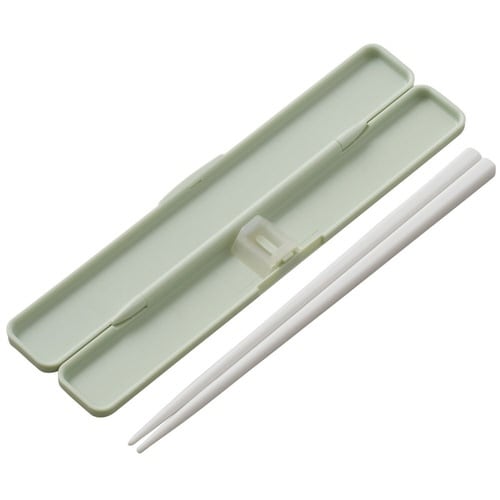 箸箱セット 抗菌 箸 18cm グリーン