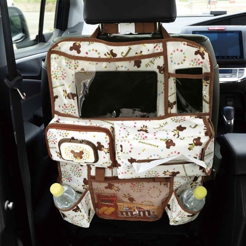 車内収納 シートバックポケット くまのがっこう