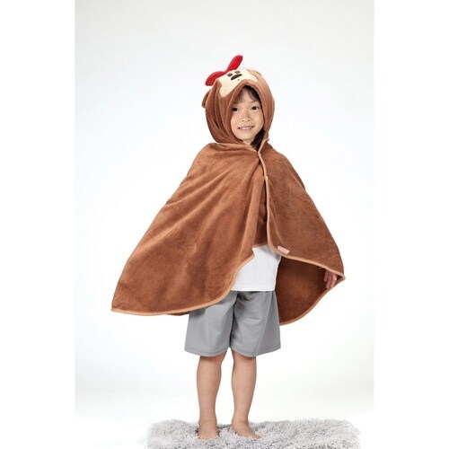 バスタオル 吸水速乾 フード付き ミニーマウス