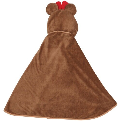 バスタオル 吸水速乾 フード付き ミニーマウス