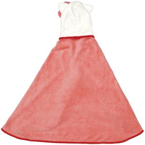 バスタオル 吸水速乾 フード付き ハローキティ