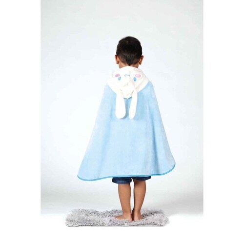 バスタオル 吸水速乾 フード付き シナモロール