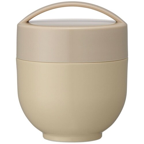 お弁当箱 540ml 超軽量保温丼 くすみグレー