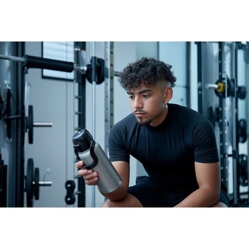 水筒 800ml シルバー