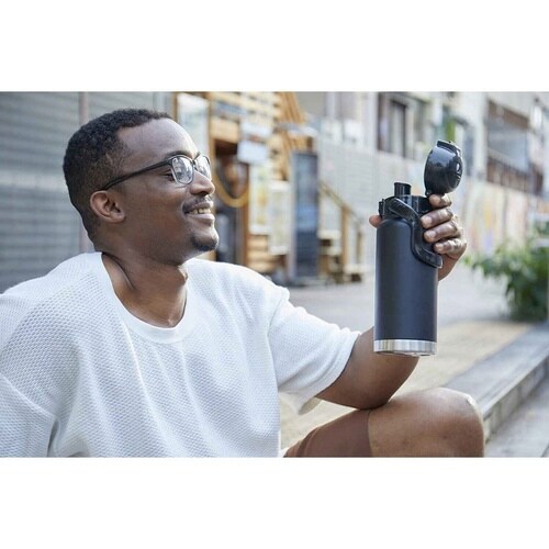 水筒 1L ハンドル付ダイレクトボトル ブラック