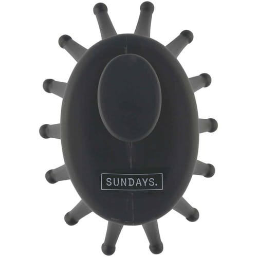 ペットブラシ シャンプーマッサージブラシ グレー