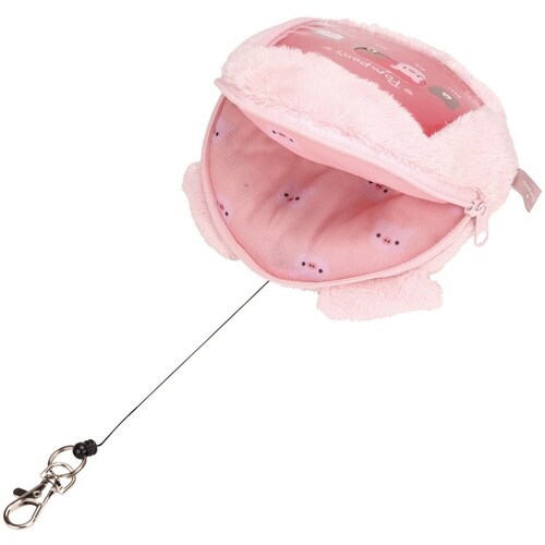 パスケース Pompons リールパスケース ブタ