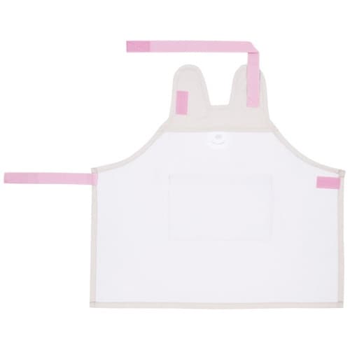 エプロン 三角巾 セット 子供用 ぬいぐるみうさぎ