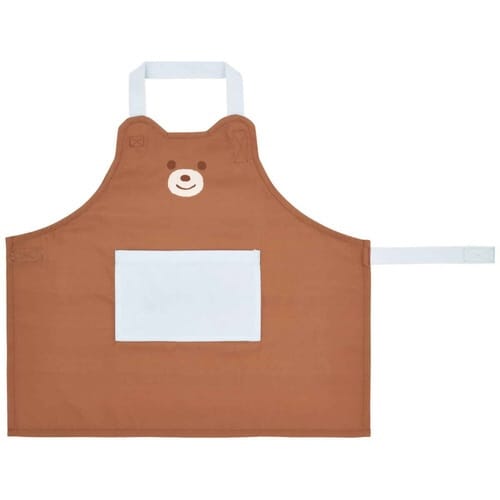 エプロン 三角巾 セット 子供用 ぬいぐるみくま