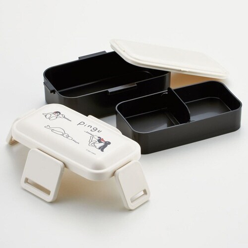 お弁当箱 2段 抗菌 600ml ピングー