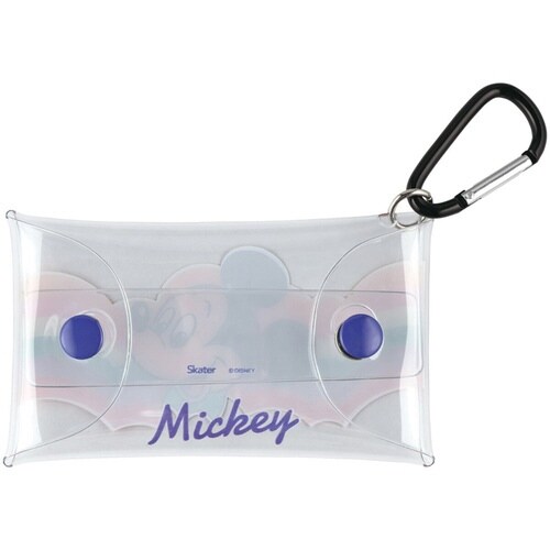 クリア ケース パスケース 鍵 レトロミッキー