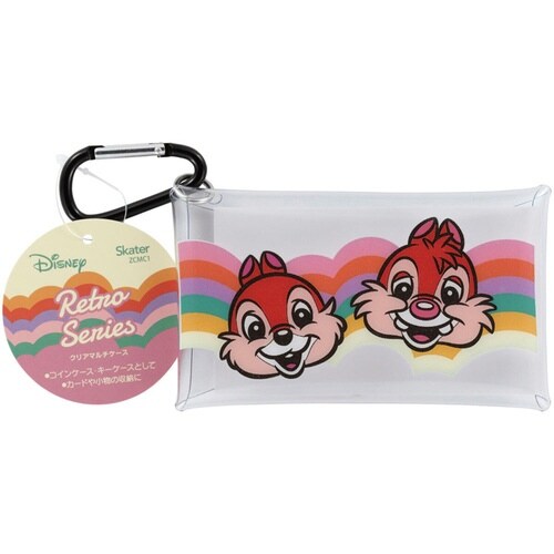 クリア ケース パスケース 鍵 レトロチップデール