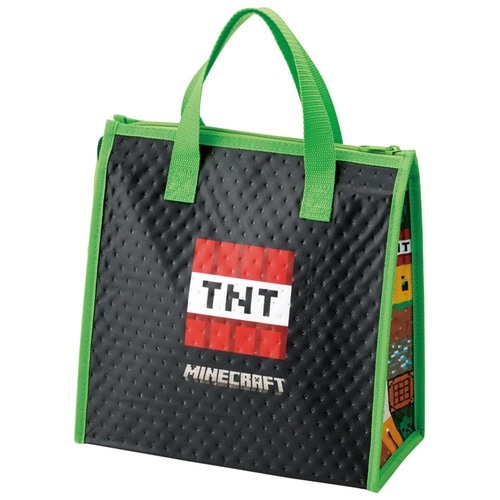 ランチバッグ 不織布 保冷 Minecraft