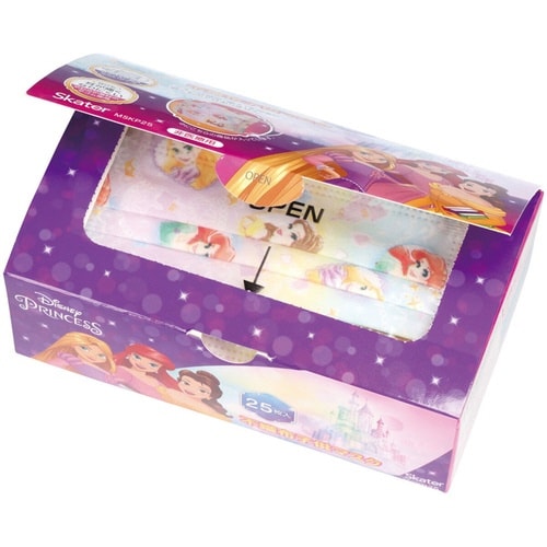 マスク 不織布 子供用マスク 25枚入 プリンセス