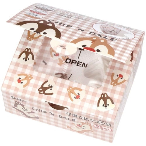 マスク 子供用 立体 25枚入り チップデール