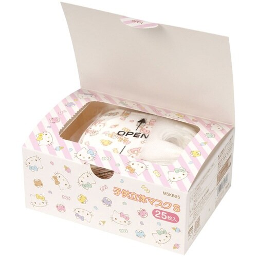 マスク 子供用 立体 S 25枚入 ハローキティ