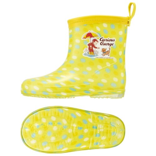 レインブーツ キッズ 14cm おさるのジョージ