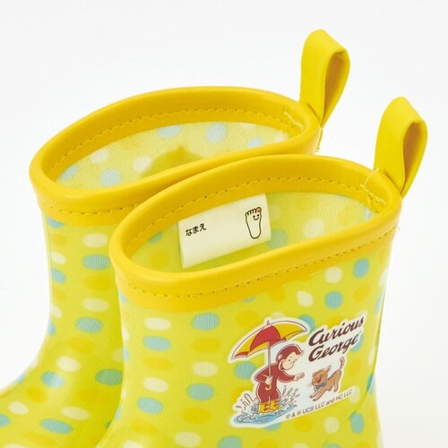 レインブーツ キッズ 14cm おさるのジョージ