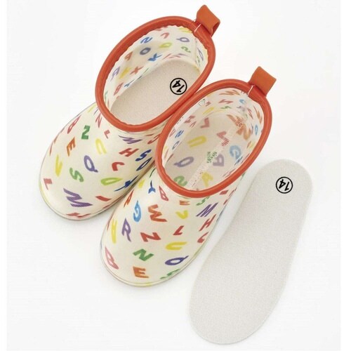 レインブーツ キッズ はらぺこアルファベット