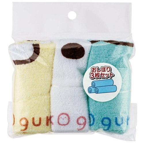 おしぼり おしぼりタオル 3枚入り すみっコぐらし